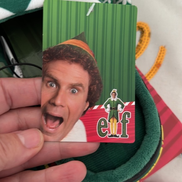 WB Elf Cozy Green Hard Sole Slippers Size 6 NWT - Picture 8 of 10